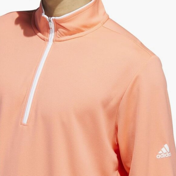 adidas Men's Quarter Zip Golf Pullover - Picture 4 of 4